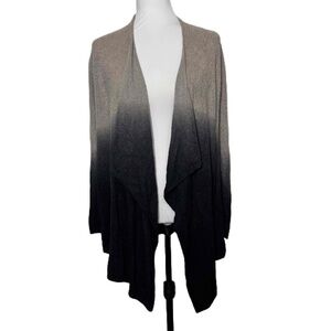 Barefoot Dreams Ombre Open Front Long Sleeve‎ Womens Cardigan S/M